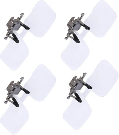 Loepbril Vergrotende Opzet-Bril - 200% Vergrotend - Klemmen op je Bril - Vergrootbril - Vergrootglas Bril 2x Vergrotend - Clip On Klem Leesbril Dames Heren