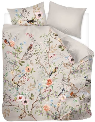 Snoozing Seth Dekbedovertrek - Tweepersoons - 200x200/220 cm - Gebroken wit