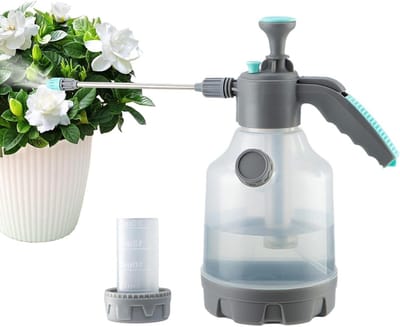 Handpompsproeier - Drukspuit - Tuinonderhoud - Verstelbare sproeikop - 3 Liter - Transparant