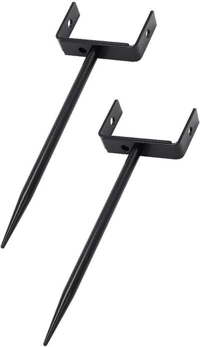 Regenbuis Beugel - Dakgoot Houder - Dakgoot Ondersteunen - Roestbestendig Ijzer - 22 x 7 x 3 cm - Grijs