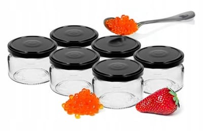 Browin - Weckpotten - 200ml - Met Deksels - Set van 6