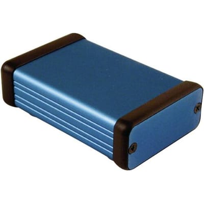 Hammond Electronics 1455C801BU Universele behuizing 80 x 54 x 23 Aluminium Blauw 1 stuk(s)