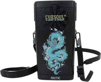 Dartcase voor 6 darts en accessoires met mythologische symbolen - Duurzaam