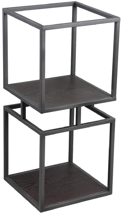 PTMD - Kast Nanci - Zwart - 33.5x33.5x73.5cm