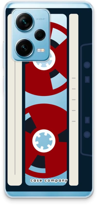 Case Company® - Hoesje geschikt voor Xiaomi Redmi Note 12 Pro Plus hoesje - Here's your tape - Soft Cover Telefoonhoesje - Bescherming aan alle Kanten en Schermrand
