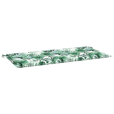 vidaXL Stoel Pad Oxford Stof Bladpatroon 100 x 50 x 3 cm