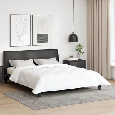 vidaXL - Winter - Duvet - 240 - x - 222 - x - 5 - cm - Winter - Polyester - Wit - Ademend