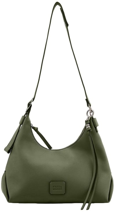 FREDsBRUDER schoudertas My Bestie Hobo Bag Khaki Green kaki