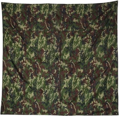 Camping Shelter - Tarp Tentzeil - Bescherming Buiten - Waterdicht Nylon - 2 x 2M - Camouflage