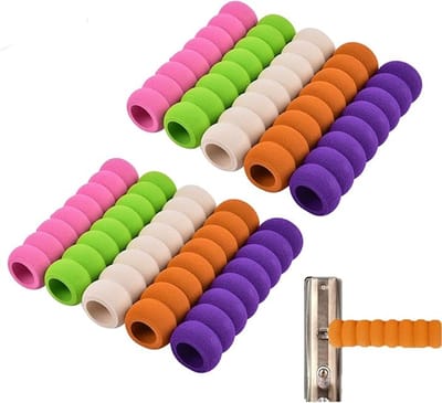 Deurstop - 10 Stuks - Muurbeschermer - Deurklink Beschermhoes - Deurvingerbescherming - Deurbescherming - Schuimdeurstopper - Geschikt Voor Kinderkamer, Klaslokaal, Slaapkamer