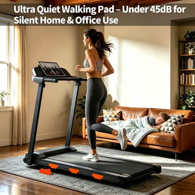 Compacte opvouwbare loopband voor thuis. Snelheid tot 12 km/u, helling handmatig in 3 standen instelbaar, 3,0 pk motor . Maximaal gebruiksgewicht 120 kg – ideaal voor wandelen, joggen en hardlopen.