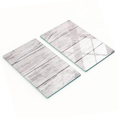 Decoratieve glazen snijplanken voor in de keuken, houten wanddecoratie, 2x30x52 cm