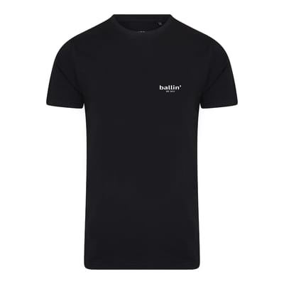 Ballin Est. 2013 - Heren Tee SS Small Logo Shirt - Zwart - Maat M