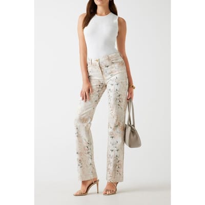 GUESS Cecil Straight Denim Snow Lynx Taglia: W26L30 | Pantaloni Outlet | Donna | Blu