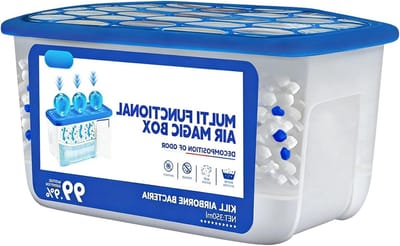 Luchtreiniger - Geurvreter - Frisse Lucht - Compact Ontwerp - 350ml - Wit