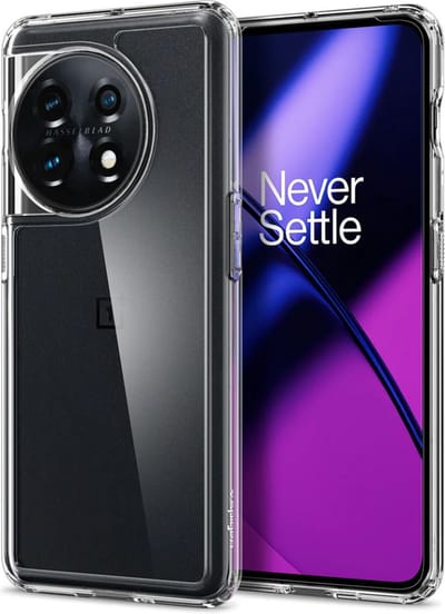 Geschikt voor Spigen - OnePlus 11 Ultra Hybrid Back Cover Hoesje Transparant