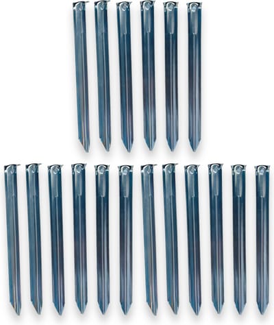 Redcliffs Outdoor Gear Tentharingen halfrond - 18 Stuks - 23cm - Extra Sterk - Verzinkt Staal
