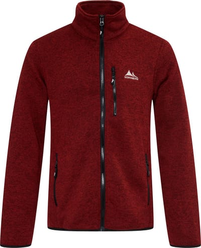 Nordberg Frank Fleece Vest - Heren - Bordeaux Melange - Maat M
