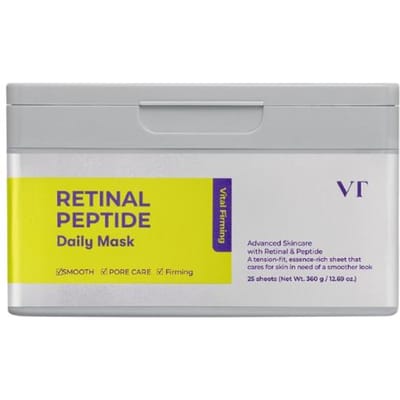 [VT] Masque Quotidien Rétinal Peptide (360g / 25 Feuilles) - Masque Tissu Raffermissant