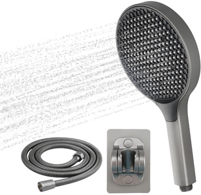Cosensi- Douchekop Hoge Druk - 15cm Handheld - 1.5m Roestvrij Stalen Doucheslang - Douchekophouder - Drupbestendig - Turbocharger Ontwerp - Douchekopset