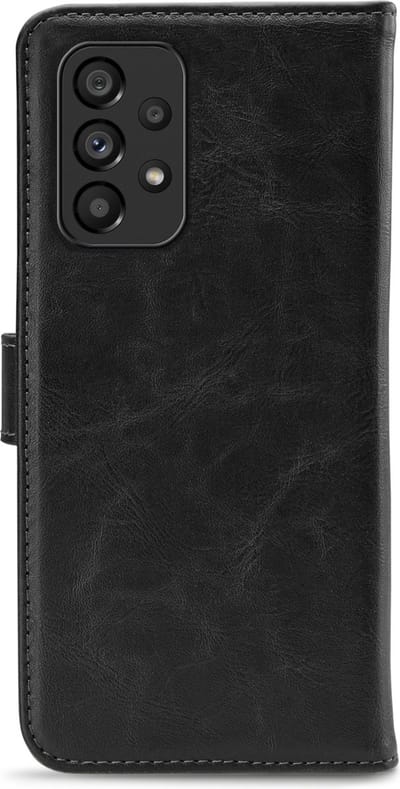 My Style Telefoonhoesje geschikt voor Samsung Galaxy A53 Hoesje | My Style Flex Wallet Bookcase Portemonnee | Pasjeshouder voor 3 Pasjes | Telefoonhoesje voor Pinpas / OV Kaart / Rijbewijs - Zwart
