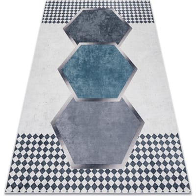 Kleden Rugsx ANDRE 1863 tapijt wasbaar diamanten, geometrisch a 80x150 cm