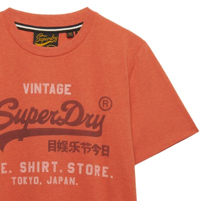 Superdry - Heritage T-shirt met Vintage logo en relaxte pasvorm - Heren - T-shirts