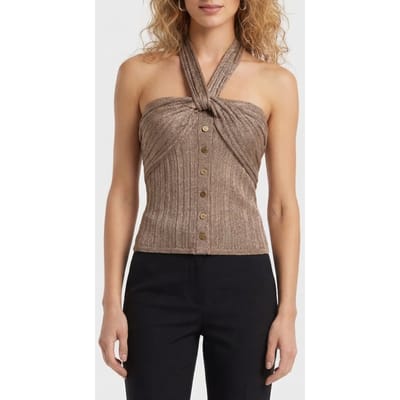 GUESS Marciano By  Gia Sweater Top Natural Almond Größe: S | Tanktops Outlet | Damen | Braun