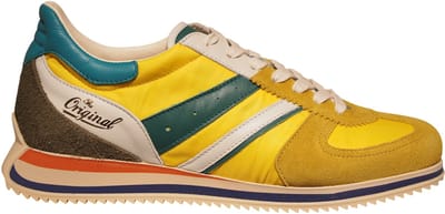 Kamo-Gutsu gele suède heren sneakers