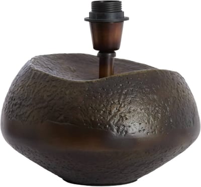 Tafellamp - brons - JESRIK - metaal - losse armatuur - E27 - 8317618 - Light & Living