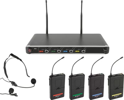 Chord NU4-N draadloos 4 kanaals headset systeem