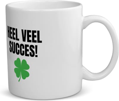 Akyol - heel veel succes koffiemok - theemok - Collega - werknemers - bedankje - cadeautje voor collega - kado - afscheids cadeau - 350 ML inhoud