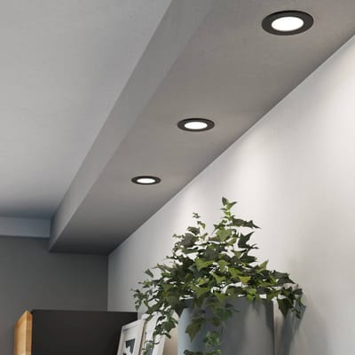 EGLO Bailrigg Plafondlamp - E27 - 65,5 cm - Zwart|Bruin - Hout|Staal