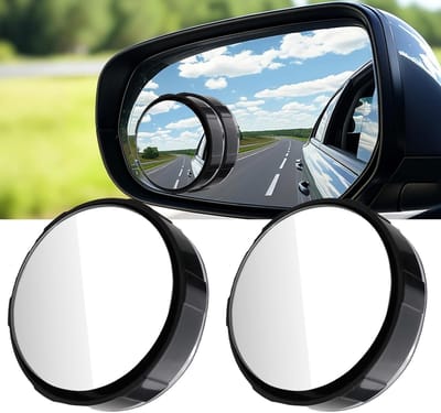Verstelbare blind spot spiegels voor auto met zuignap - Verbeter zicht en veiligheid tijdens het rijden