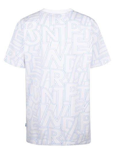 Petrol Industries - Jongens All-over Print T-shirt Hibiscusbreeze - Wit - Maat 128