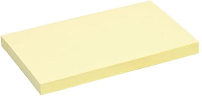 Memoblok quantore 76x127mm geel | 6 stuks