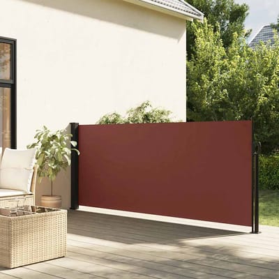 vidaXL - Windscherm - uittrekbaar - 100x300 - cm - bruin