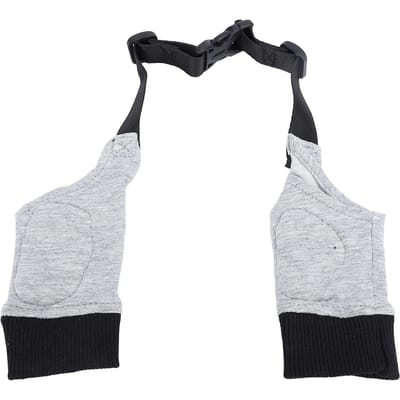 Combinaison de récupération pour chien Jambes avant Résistante à l'abrasion Manchon de récupération pour chien Protection du coude Empêche de lécher Mordre Lavable L white