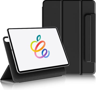geschikt voor iPad Pro 13 inch Hoes Magnetisch | Folio Case Magnetische bevestiging | Auto wake/sleep | Ingebouwde standaard | Apple Pencil direct charge | geschikt voor iPad Pro 13 inch 2024 zwart