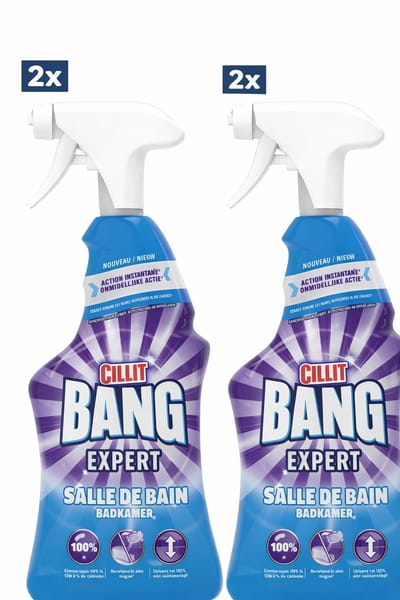 2 x Cillit Bang Expert Badkamer Spray - 750 ml