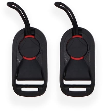 Dailygoods - Set van 2 Snelsluiting Camera Riemclip Adapters