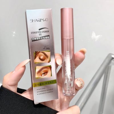 3D Wenkbrauw Vormende Gel, Waterdicht, Zweetbestendig, Sneldrogend, Make-up Wenkbrauw Styling Gel, Natuurlijke Look, Transparant Voor Wenkbrauw Make-up gray