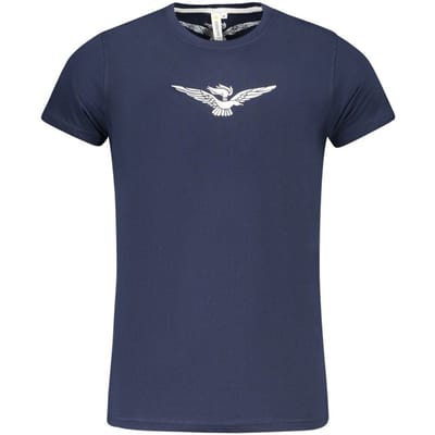 Accademia Militare Blauw Katoenen Heren T-Shirt