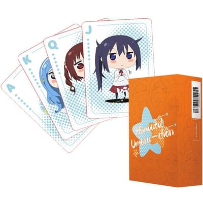 Cartes à Poker Anime Himouto ! Umaru-Chan Cosplay Jeu de Société Cartes Collection Rigide Boîte Cadeau