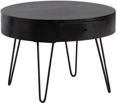Salontafel mangohout rond 60 cm - WL6.836