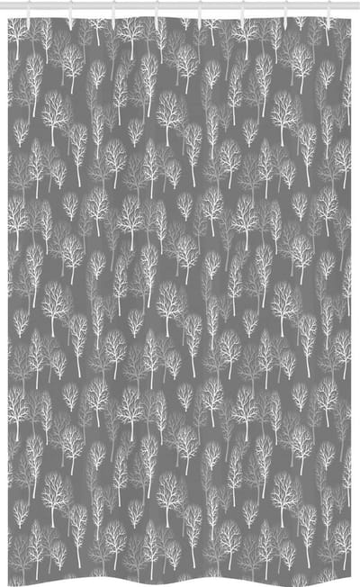 ABAKUHAUS Wald Douchgordijn – 120x180 cm – Stof – Waterafstotend, Machinewasbaar