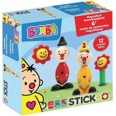 Stick-O Bumba set - magnetisch speelgoed - 5 modellen - speelgoed 1 jaar - peuter speelgoed jongens en meisjes - baby speelgoed - speelgoed jongens 2 jaar