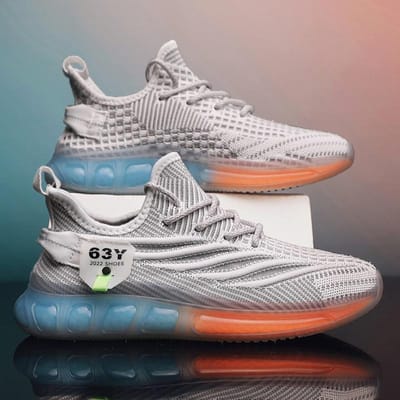 Gelei Zool Lente Nieuwe Herenschoenen Heren Sport Hardloopschoenen Ademend Mesh Mode Casual Schoenen Hardloopschoenen 44