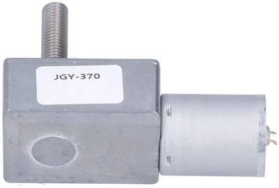 Cosensi - Dailygoods - Dailygoody - Worm Gear Motor - 12V - 66RPM - Industrieel gebruik - M8 schroefas - Efficiënte aandrijving - Geschikt voor machines - Compact model