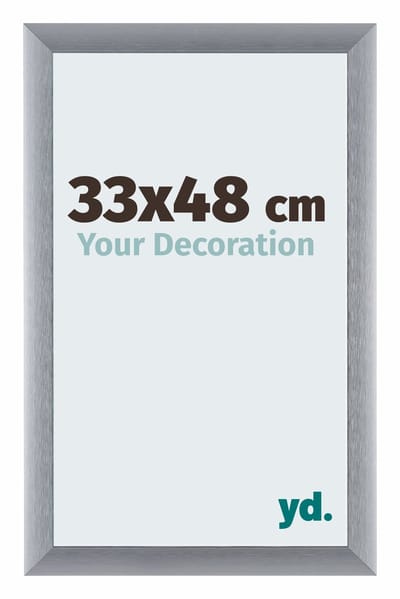 Your Decoration - Fotolijst 33x48 cm - Aluminium - Zilver Geborsteld - Tucson